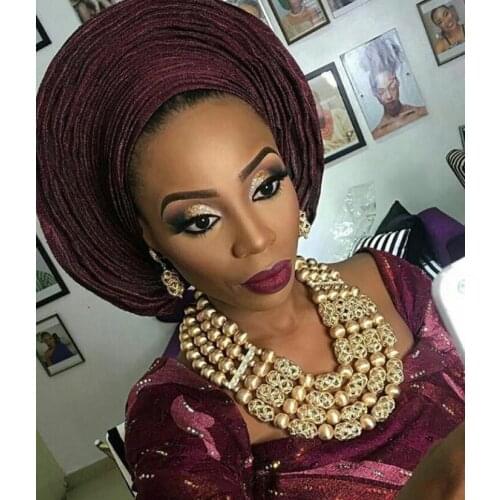 Fantastic Dubai Gold Wedding Bride Jewelry Set Indian Bridal Beaded African Jewelry Sets Hot Free Shipping WD628