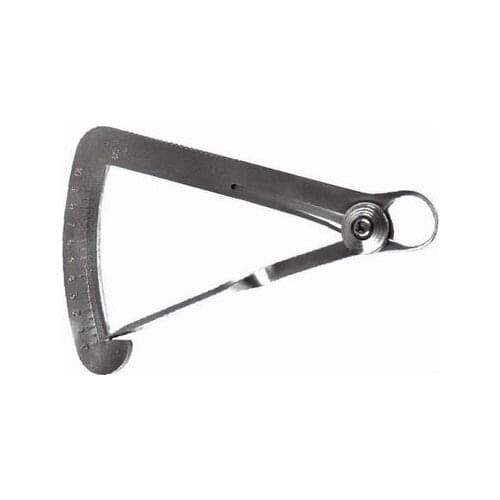 10 Pieces/ Lot 0-10 mm New stainless steel clay pottery inside calipers Measuring scale Ruler for Dentist TOOL Jewelry