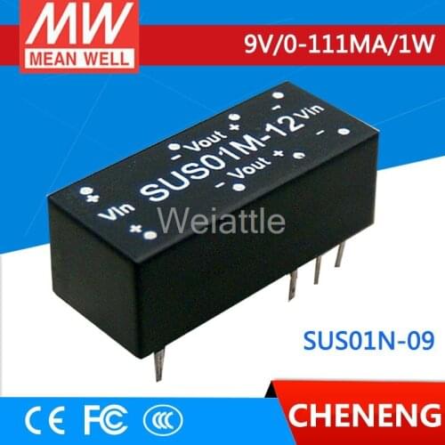 MEAN WELL original SUS01N-09 9V 111mA meanwell SUS01 9V 1W DC-DC Unregulated Single Output Converter