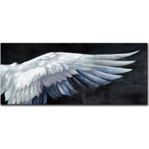 Mintura Wall Picture for Living Room Oil Paintings on Canvas Hand Painted A Magnificent Wing Home Decoration Wall Art No Framed