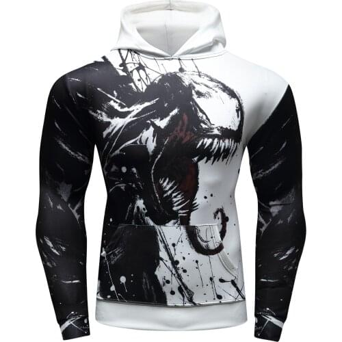 Long Sleeve Men Hoodies Custom O-Neck Full Sublimation Clothing