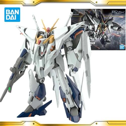 Original BANDAI GUNDAM HGUC 1/144 RX-105 XI GUNDAM Model Assembled Anime Action Figure Toys