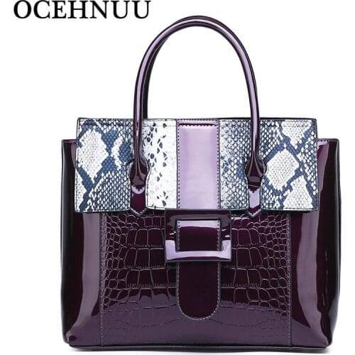 OCEHNUU Luxury Brand Womens Bag PU Leather Women Handbags Designer 2020 Purses Torba Damska Ladies Bag Crossbody Zipper Bolsos
