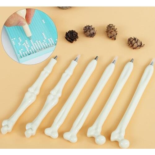 Bone Shape Round Square Tip DIY Diamond Painting Dotting Pen Drill Art Craft Tool