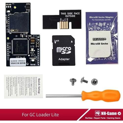 Replacement For GC Loader Lite SD2SP2 Adapter TF Card Reader For NGC For GameCube Mini DVD Drive Micro SD Gecko