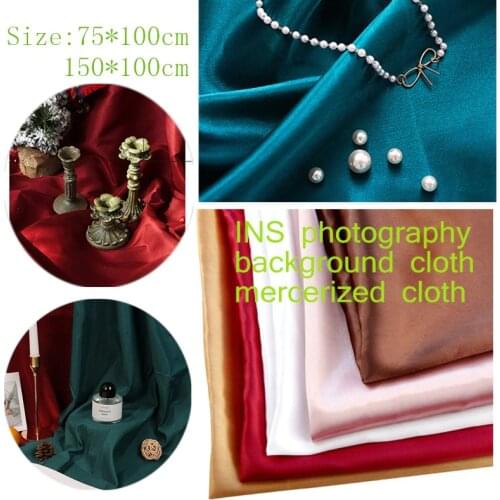 Ins photography background cloth mercerized cloth silk Studio Shoot Ring JewelryJewelry Furnishings props shooting props