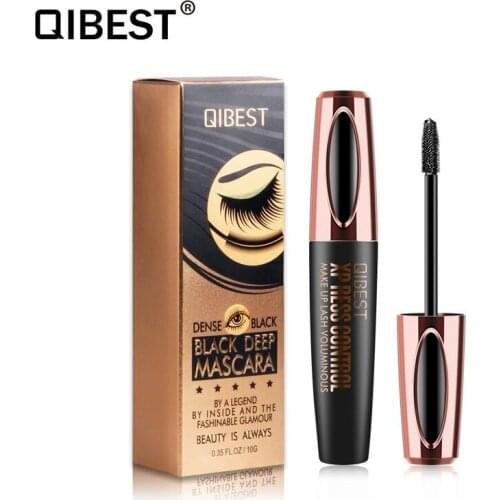4D Silk Fiber Lash Mascara Waterproof Rimel 3d Mascara for Eyelash Extension Black Thick Lengthening Eye Lashes Cosmetics Korean