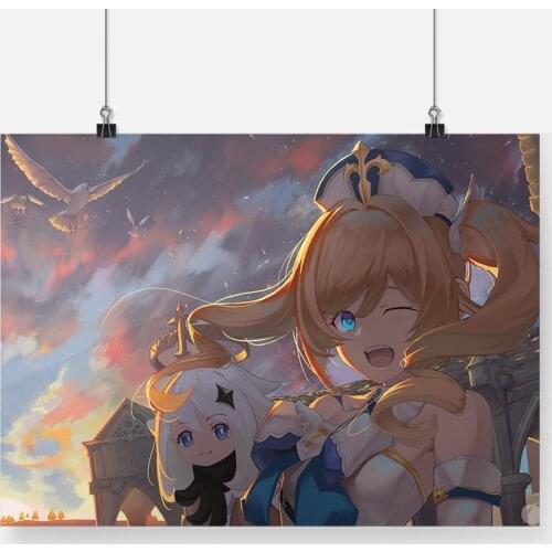 Genshin Impact Game Barbara Funart Home Decor Canvas Wall Art Decoration Prints Dorm Living Room Bedroom Poster Painting