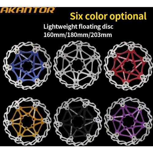 Bike Disc Brake Rotor Ultralight Floating Disc Pads 160/180/203mm MTB Mountain Bicycle Braking Rotors Cycling Components
