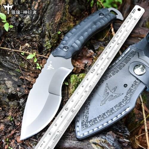 Voltron Self-defense tactics high hardness straight knife outdoor survival saber,wilderness portable cutter hunting knife