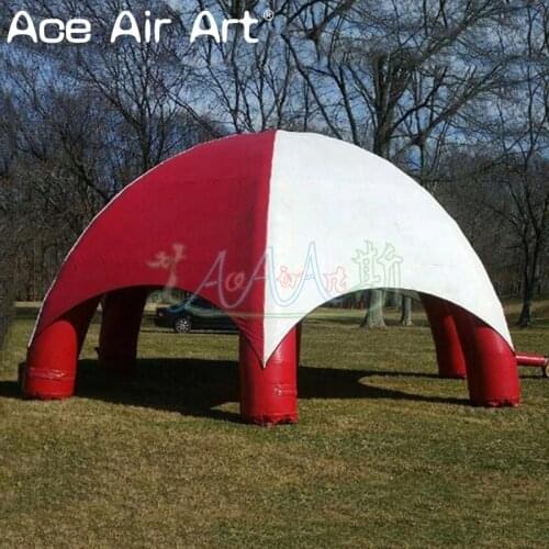 High quality 10 m Two color phase inflatable spider tent/vault tent/air bar tent for exhibition