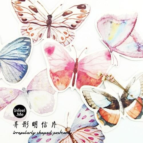 1set Magazine Bookmark Butterfly Butterfly 30 Shaped Boxed