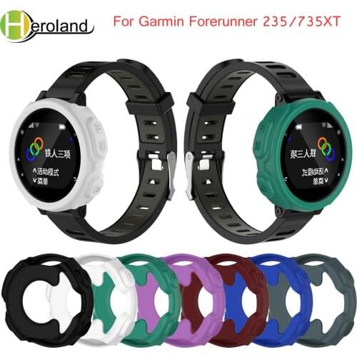 For Garmin Forerunner 235 735XT Sports Watch Protective case Light-weight Smart Protector Silicone Skin Protective Case Cover