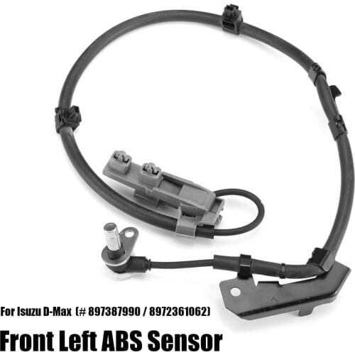 Car Front Left L/H ABS Wheel Sensor for Isuzu D-Max Rodeo TFS77 TFS86 TFS85 Pickup 897387990 8972361062