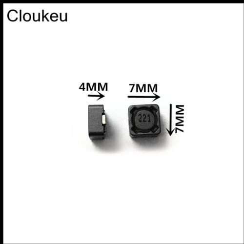 CD74R 220uH 221 Power inductor 7*7*4 220UH Chip Shielded inductors 10Pcs