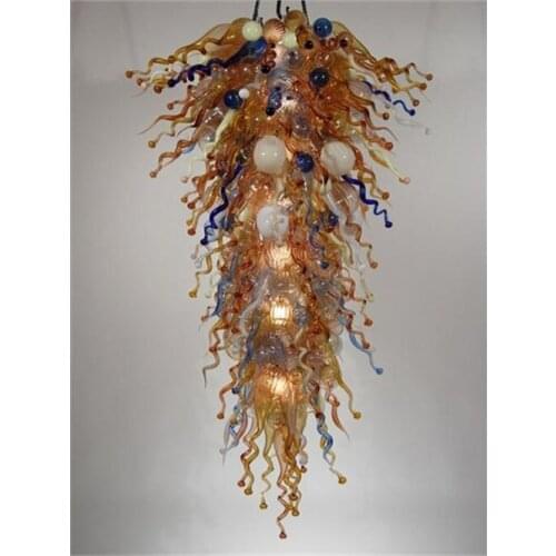 Energy Saving Large Murano Art Glass Chain Luxury Chandelier