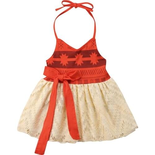 FOCUSNORM 0-4Y Summer Kids Girls Causal Dress Sleeveless Pattern Printed Bowknot Backless Bandage Dress