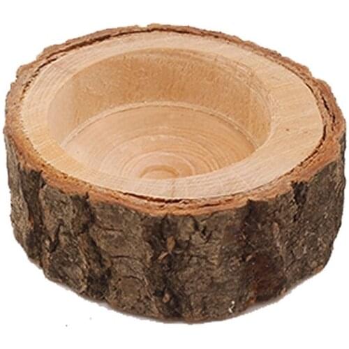 LUDA Vintage Wooden Tree Branch Candle Holder Wood Tea Light Candlelight Dinner Deco