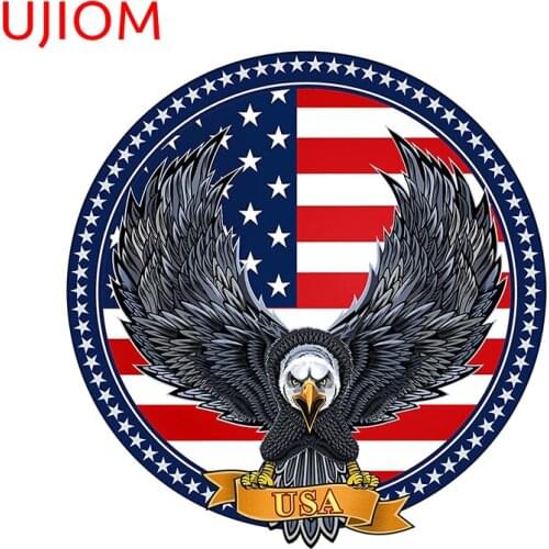 UJIOM USA Symbol Sticker Room Decor Wallstickers House Removable Sticker Wall Art Decoration PVC Decals Living Room Wallpaper