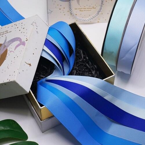 100% polyester solid color plain Grosgrain Ribbon 100Y/color