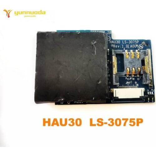 Original For DELL LATITUDE D430 SD SMART CARD READER HAU30 LS-3075P tested good free shipping