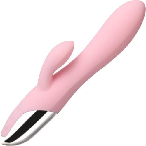 G Spot Dildo Rabbit Vibrator for Women Dual Vibration Silicone Waterproof Female Vagina Clitoris Massager Sex Toys For Women