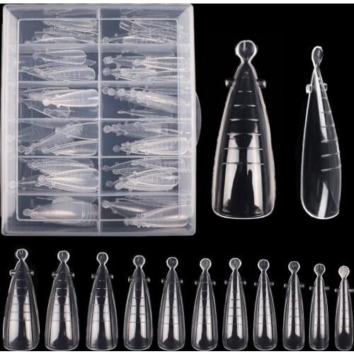 Fingerqueen Full Cover Sculpted Nail Tips Fake Finger Polish Extension Tips Fake Nails Tip for Nail Tips 120 pcs