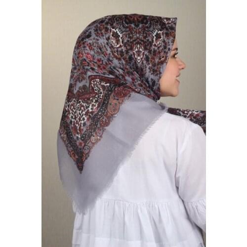 ERİPEK PATTERNED LINEN FLAMLI SCARF-DESEN-19-RENK-03