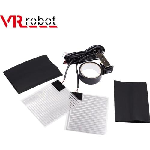 VR robot Universal 12V Motrcycle Heated Handlebar Adjustable ATV Heated Hand Grips Heater Warmer Kit Motorcycle Accessories