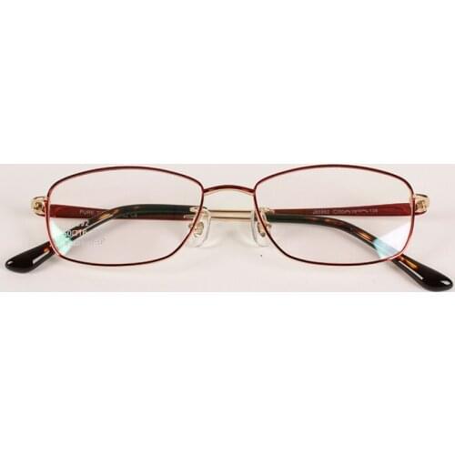 Veshion Womens Pure Titanium Frame Full Frame Glasses Big Face Ultralight Eyewear Non-slip for Ladies Bussiness