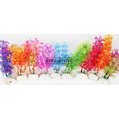 100pcs Fish Tank Simulation Artificial Algae Environmental Aquarium Accessories Simulation Fake Aquatic Plants Weed Decora