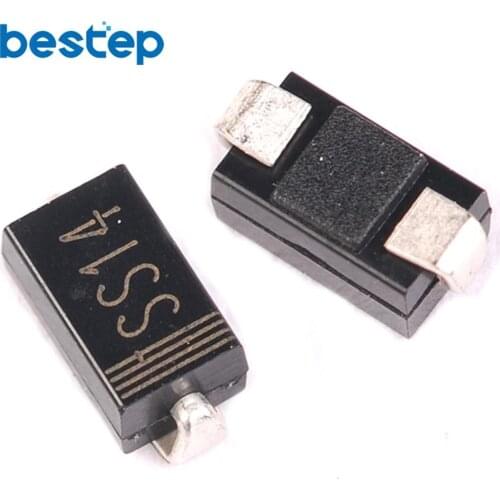 100PCS SS14 DO-214AC SMA 1N5819 SMD