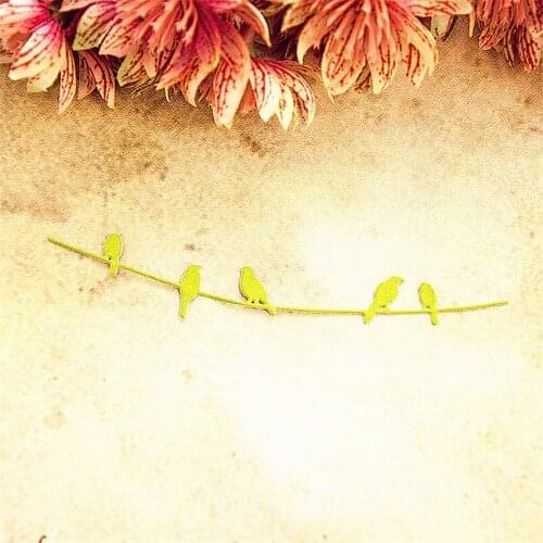 11.5x2cm Little bird Cutting dies metal crafts paper die-cutting /DIY embossing Easter and New Year Scrapbooking