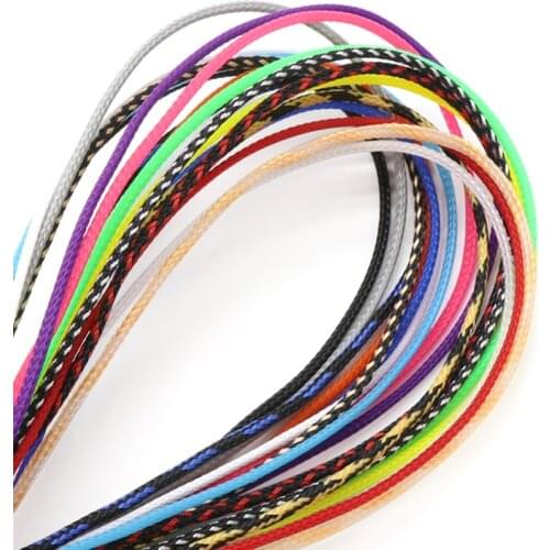 5M 10M PET Braided Expandable Cable Sleeve 3/6/8/10/12mm Insulated Braid Tight Sheath Protector Harness