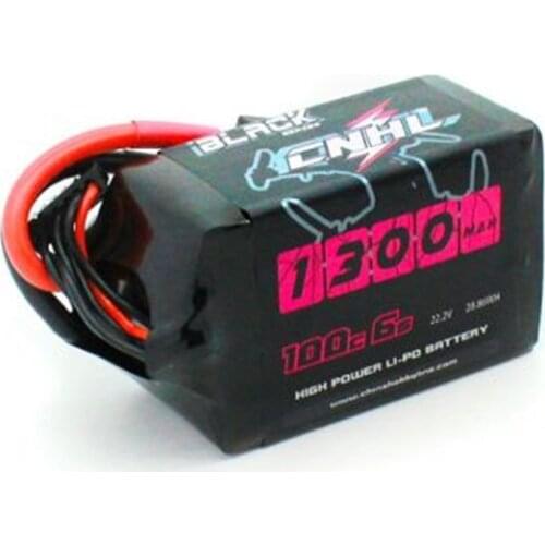CNHL Black Series 1300mah 22.2V 6S 100C Lipo Battery XT60 Plug for RC FPV Racing Drone RC Quadcopter RC Parts DIY Accessories