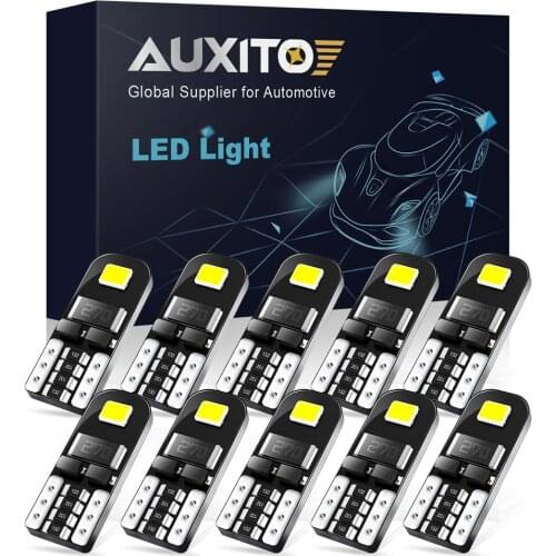 10x T10 W5W Car LED Canbus Bulb For For Nissan Qashqai J11 J10 Nissan X Trail T32 T31 Juke Interior Dome Light Reading Lights