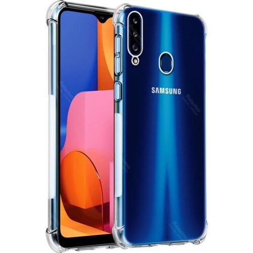 A20s phone case cover on for Samsung Galaxy A20e A12 A 20 s e 20s 20e s21 ultra case Anti-fall Airbag Case Shockproof Soft Cover