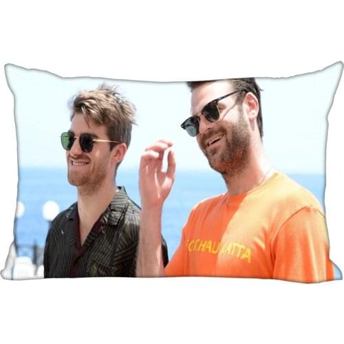 Custom The Chainsmokers Rectangle Pillowcase zipper dakimakura Classic Pillow Case size 35*45cm DIY Gift Drop Shipping