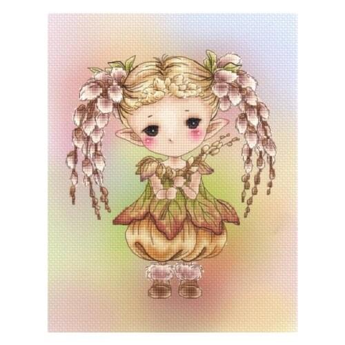 GG Gold Collection Counted Cross Stitch Kit Cross stitch RS cotton with cross stitch no print Verbena Elf