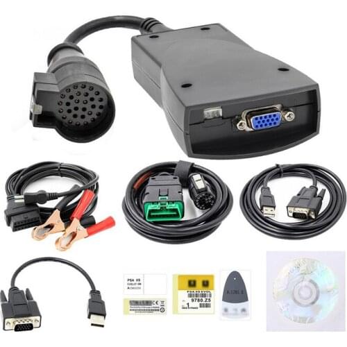 PP2000/LEXIA3 921815C full chip Interface obd2 car diagnostic machine V7.83 works for both Citroen and Peugeot