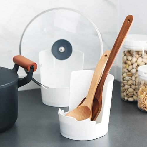 Kitchen Multifunctional Chopping Board, Cutting Board Rack, Lid Rack, Spatula, Rice Spoon, Kitchenware Storage Rack