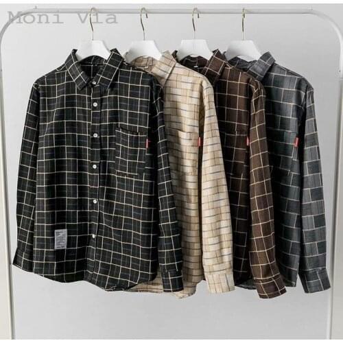 Мужские клечатые рубашки Monivia China At AliExpress