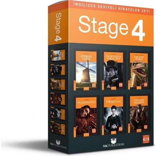 English Story Set (Stage 4) Animal Farm, The Picture of Dorian Gray, The Lost World, frankenstein, Dracula, The Time Machine
