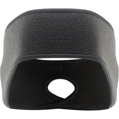 Outdoor Fleece Ponytail Headband Yoga Running Fitness Sports Warm Sweatband Women Windproof Warm Sweatbands