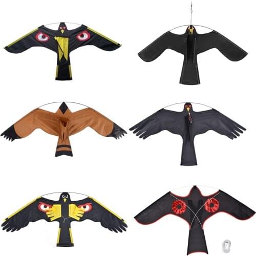 Bird Repelling Eagle Kite Bird Scarer Repeller Flying Kite Emulation Flying Drive Bird Kite for Garden Yard Farm