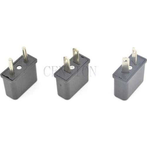 Black To EU US AU AC Power Plug Travel Adaptor Convertor 4000pcs express shipping