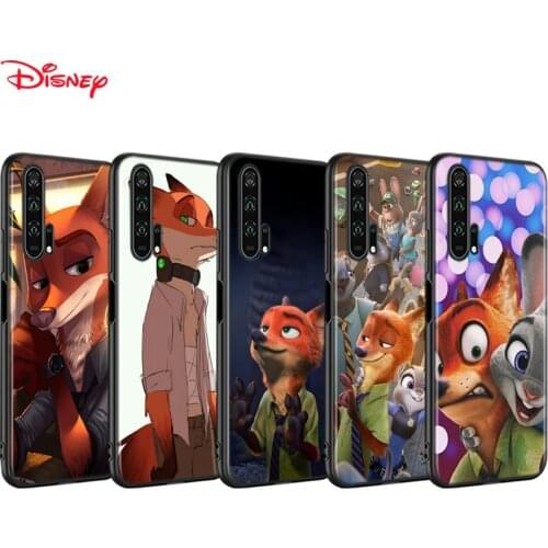 Silicone Cover Zootopia Red Fox For Honor 30i 10i 10X 9X 8X MAX 20 10 9 8 8A 8C 8S Prime 7A Pro Lite Phone Case