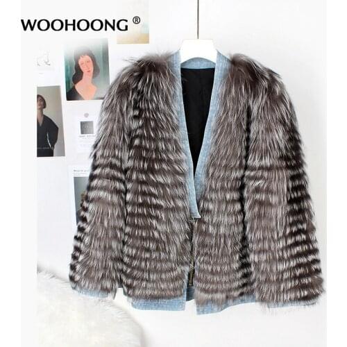 Шубы из чернобурки WOOHOONG China At AliExpress