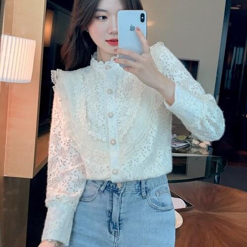 Блузки с воротником стойка YATWAVS China At AliExpress