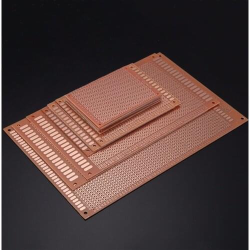 12pcs/lot Prototyping Board DIY 4 Sizes PCB Printed Circuit Prototype Breadboard Experimental Board for Mounting Components
